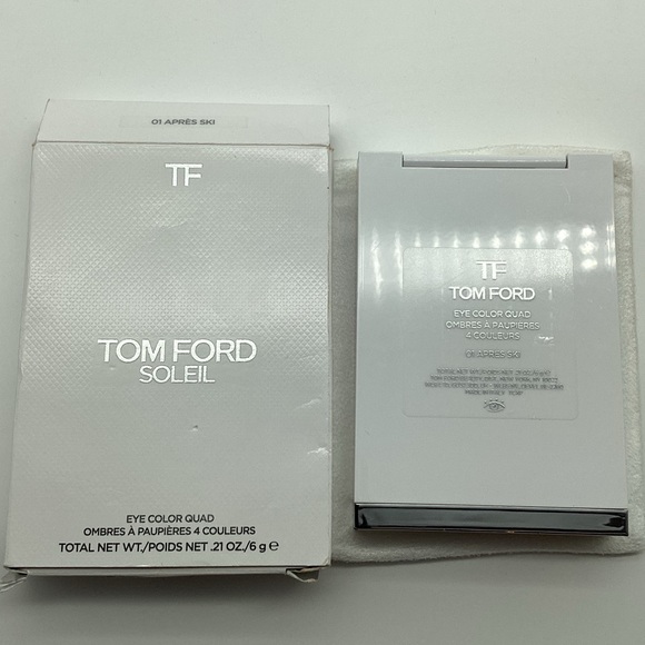 Tom Ford Soleil Neige Eye Color Quad in 01 Après Ski - Swatched Limited Edition - Picture 16 of 16